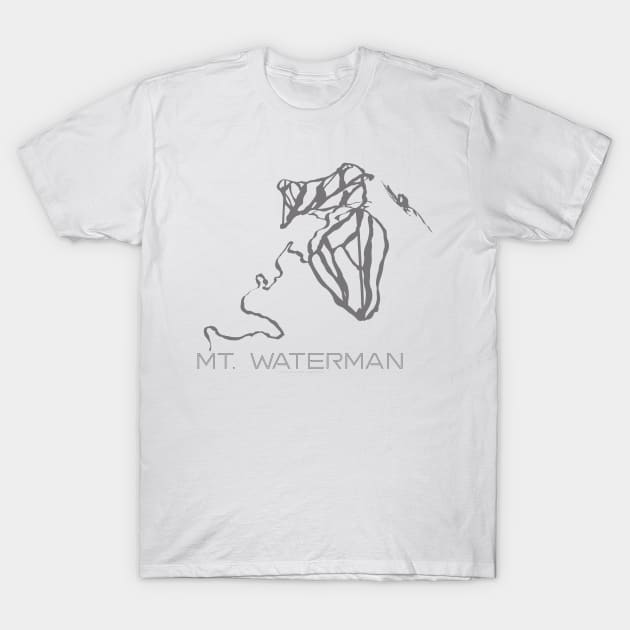 Mt. Waterman Resort 3D T-Shirt by Mapsynergy